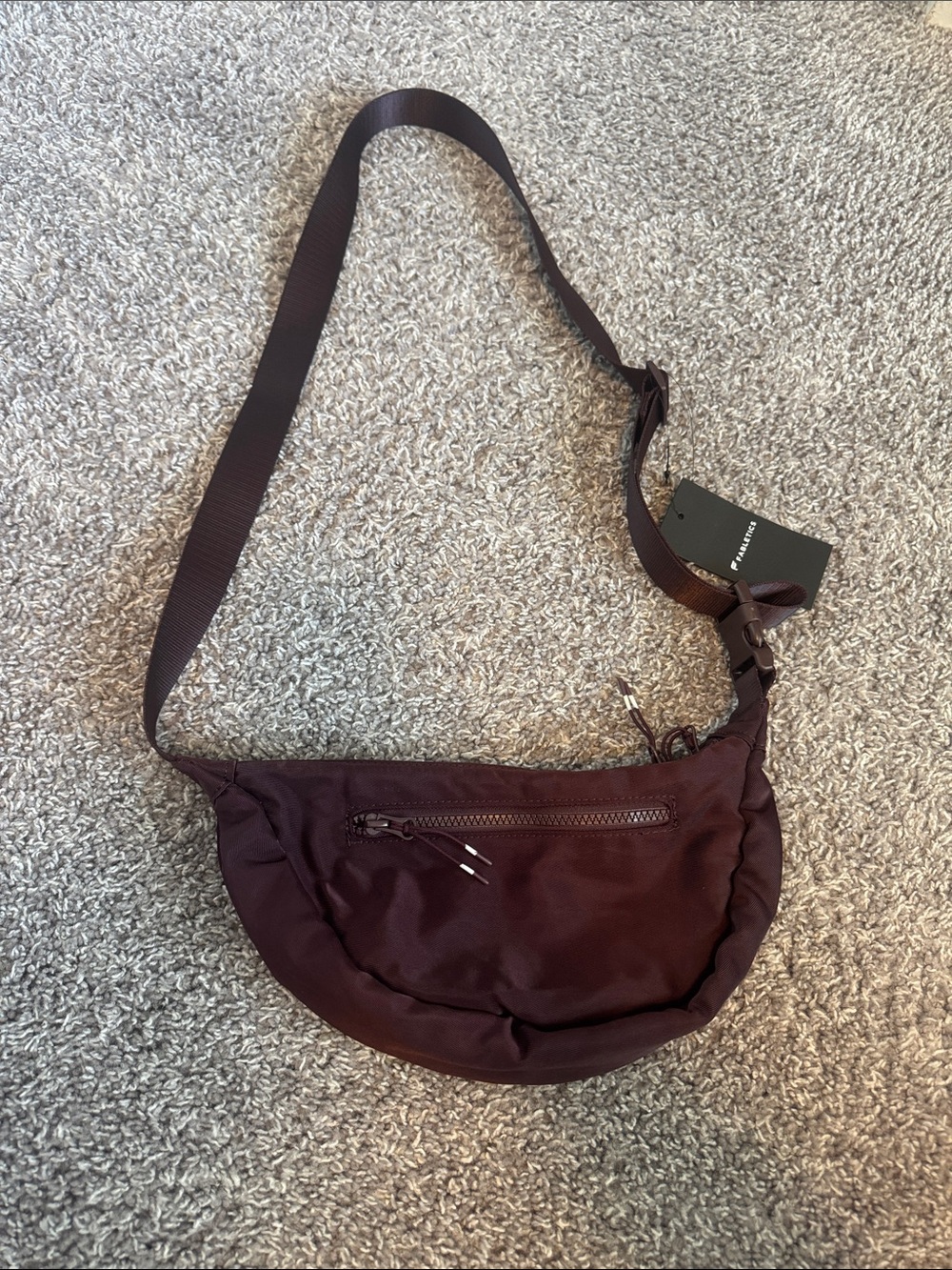 New Fabletics Maroon Purple Crossbody Bag Purse
